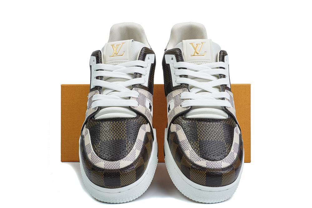 PK god Louis Vuitton LV Trainer #54 Damier Ebene Multi retail materials ready to ship